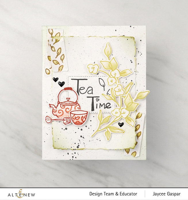 Altenew Stamp & Stencil Bundle Tea Time Stamp & Stencil Bundle