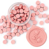 Dusty Pink Wax Beads