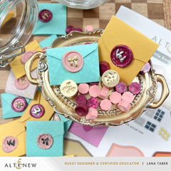 Mini Double Hearts Wax Seal Stamp