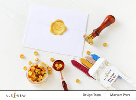 Chinesecrafts Stationery & Gifts Wax Seal Beads Set - Enchanted Gold