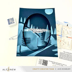 Abstract Village Builder Stencil Set (4 In 1)