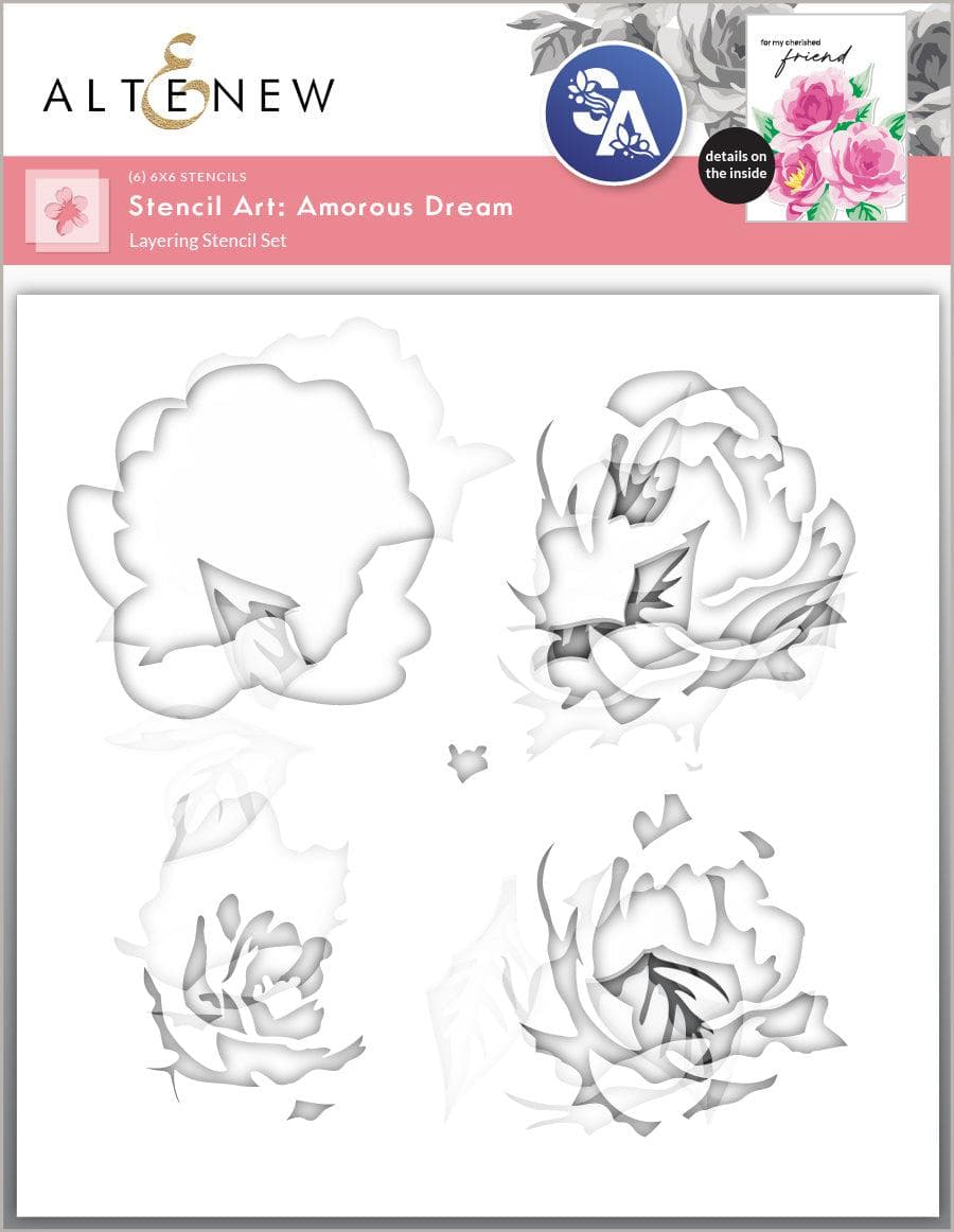 Stencil Art: Amorous Dream & Add-on Die Bundle