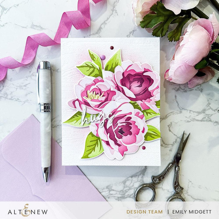 Stencil Art: Amorous Dream & Add-on Die Bundle