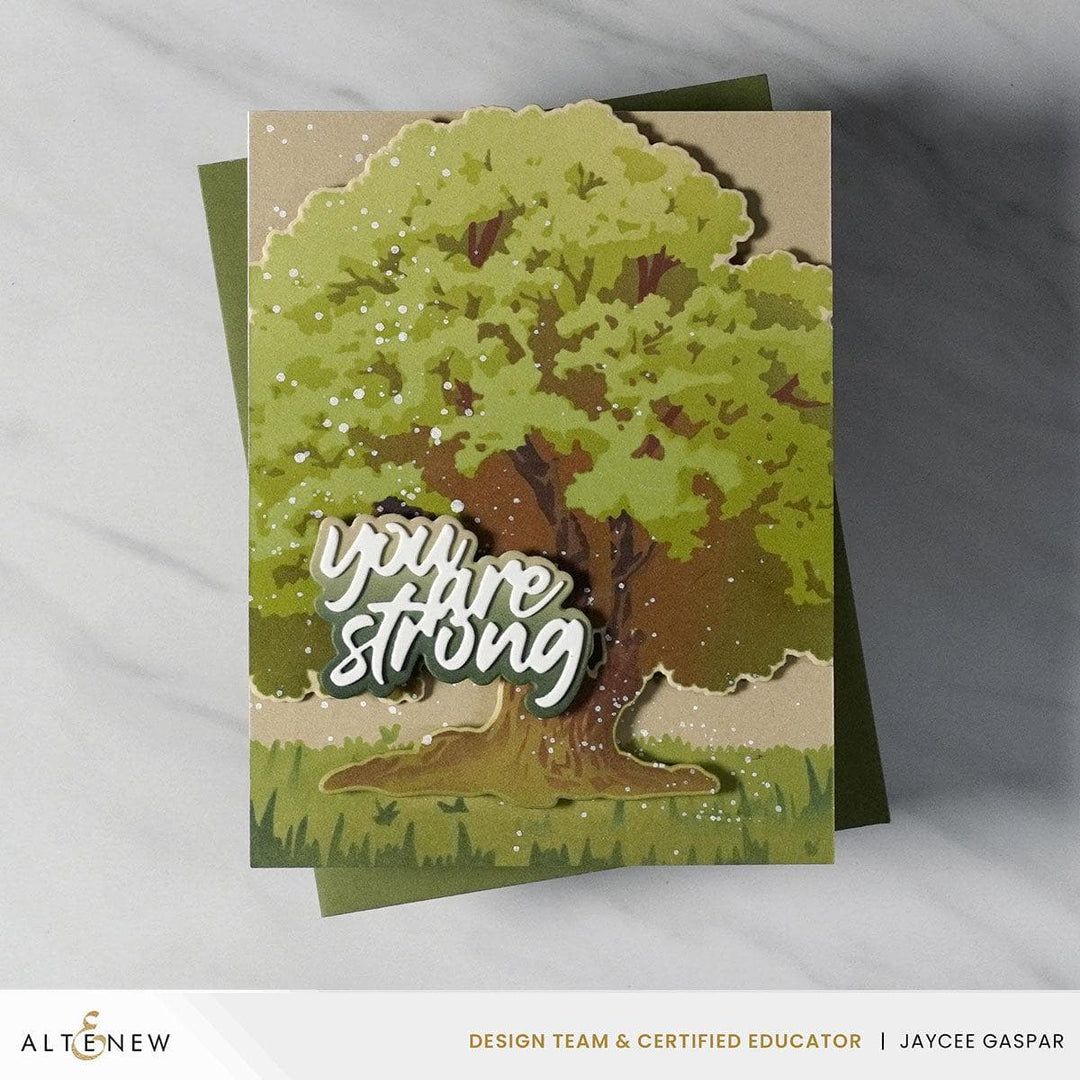 Stencil Art: Strong Oak & Add-on Die Bundle