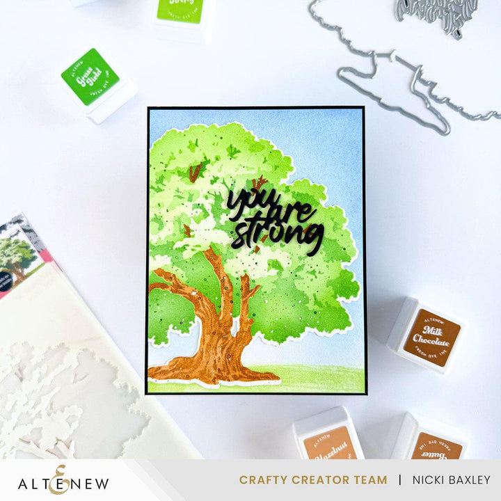 Stencil Art: Strong Oak & Add-on Die Bundle