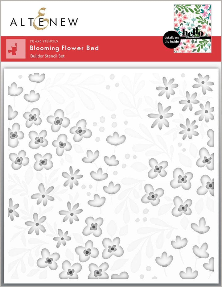 Photocentric Stencil Blooming Flower Bed Stencil Set (3 in 1)