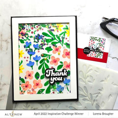 Photocentric Stencil Blooming Flower Bed Stencil Set (3 in 1)