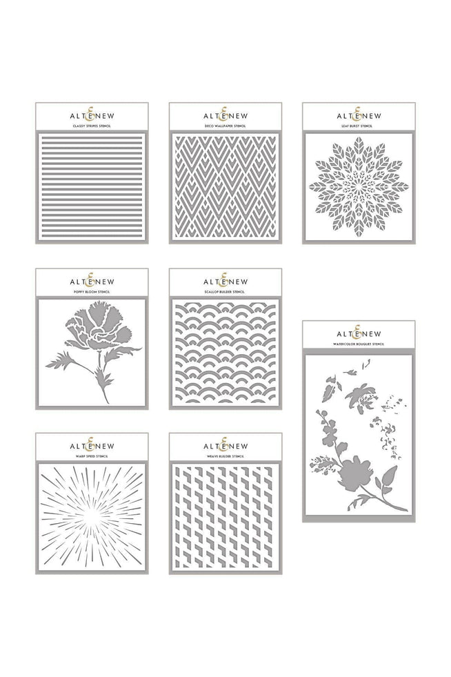 Altenew Stencil Bundle Incredible Backgrounds Stencil Bundle