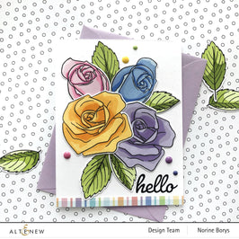 Photocentric Stencil Cartoon Rose Mask Stencil