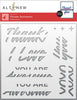 Chrome Sentiments Stencil