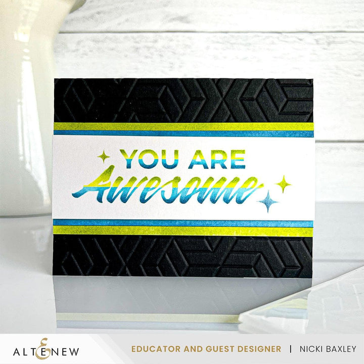 Chrome Sentiments Stencil