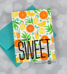 EXP Factors Stencil Citrus Fruits Pattern Layering Stencil Set (4 in 1)