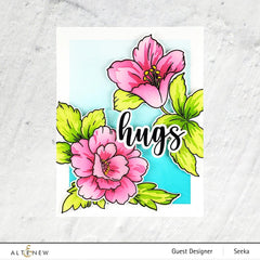 EXP Factors Stencil Craft Your Life Project Kit: Floral Acanthus Add-on Layering Stencil for Embossing Folder (4 in 1)