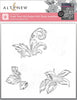 EXP Factors Stencil Craft Your Life Project Kit: Floral Acanthus Add-on Layering Stencil for Embossing Folder (4 in 1)