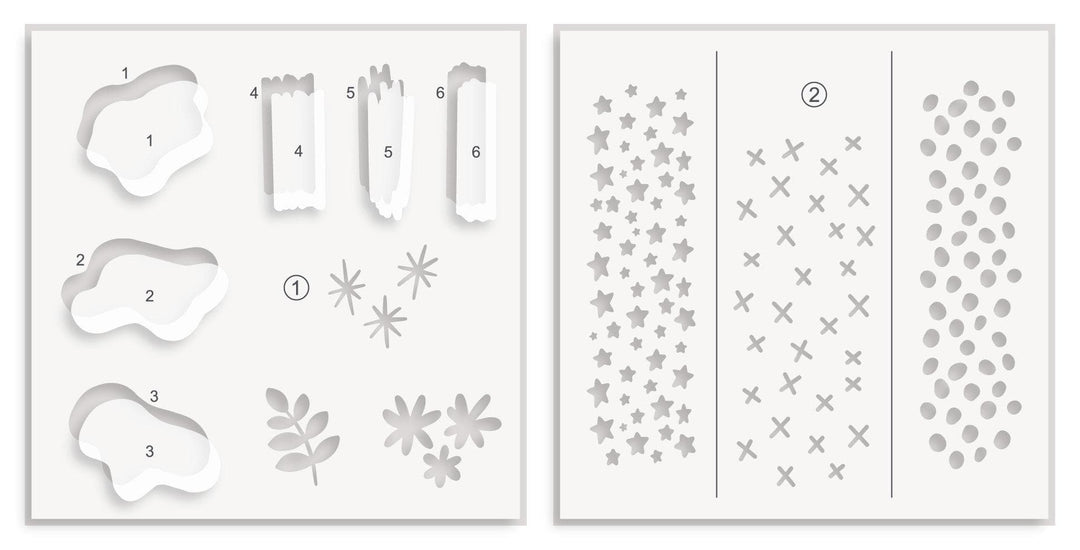 Daydream Doodles Stencil Set (2 in 1)