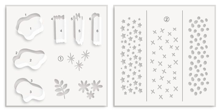 Daydream Doodles Stencil Set (2 in 1)