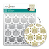 Deco Leaves Background Stencil