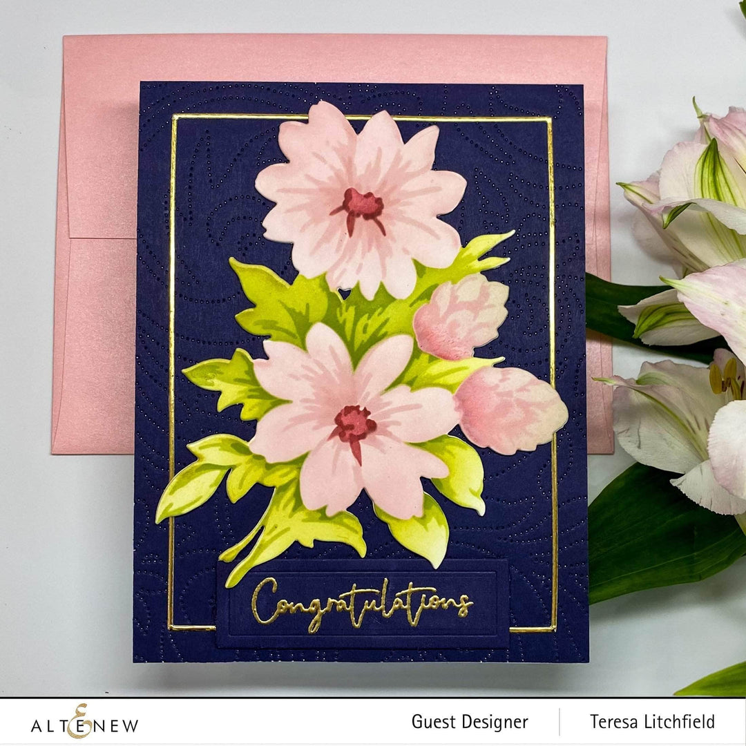 Altenew Stencil & Die Bundle Flower Bunch Layering Stencil & Die Bundle