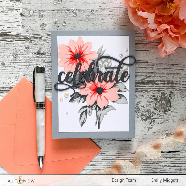 Altenew Stencil & Die Bundle Flower Bunch Layering Stencil & Die Bundle