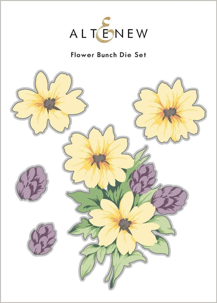 Altenew Stencil & Die Bundle Flower Bunch Layering Stencil & Die Bundle