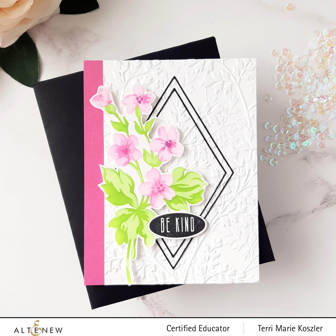 Altenew Stencil & Die Bundle Hill Blossoms Layering Stencil & Die Bundle