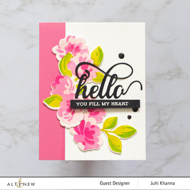 Altenew Stencil & Die Bundle Blobby Roses Stencil & Die Bundle