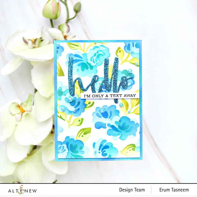 Altenew Stencil & Die Bundle Blobby Roses Stencil & Die Bundle