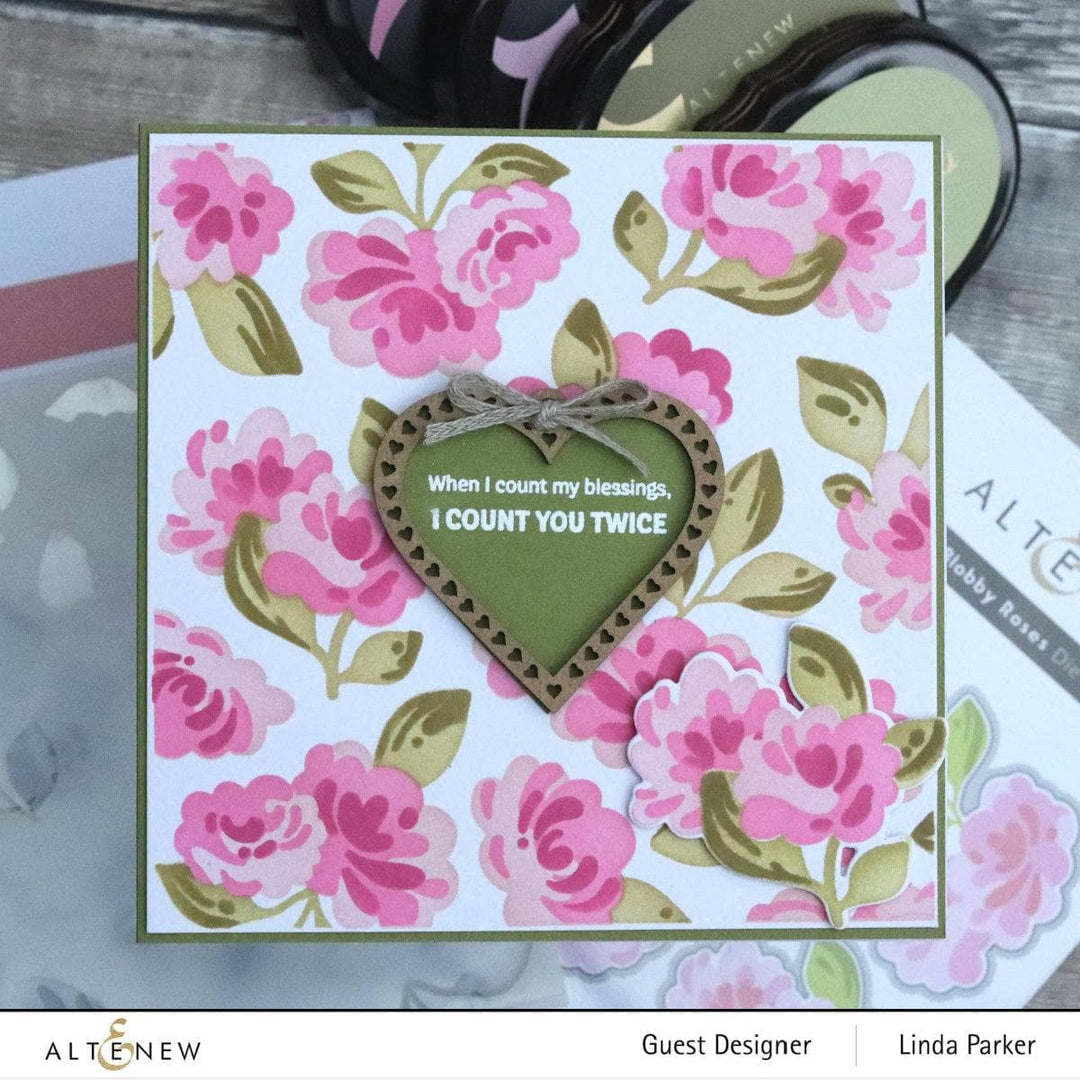 Altenew Stencil & Die Bundle Blobby Roses Stencil & Die Bundle