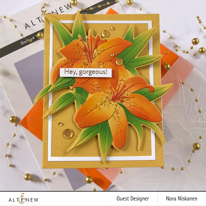 Altenew Stamp & Die Bundle Dreamy Daylilies