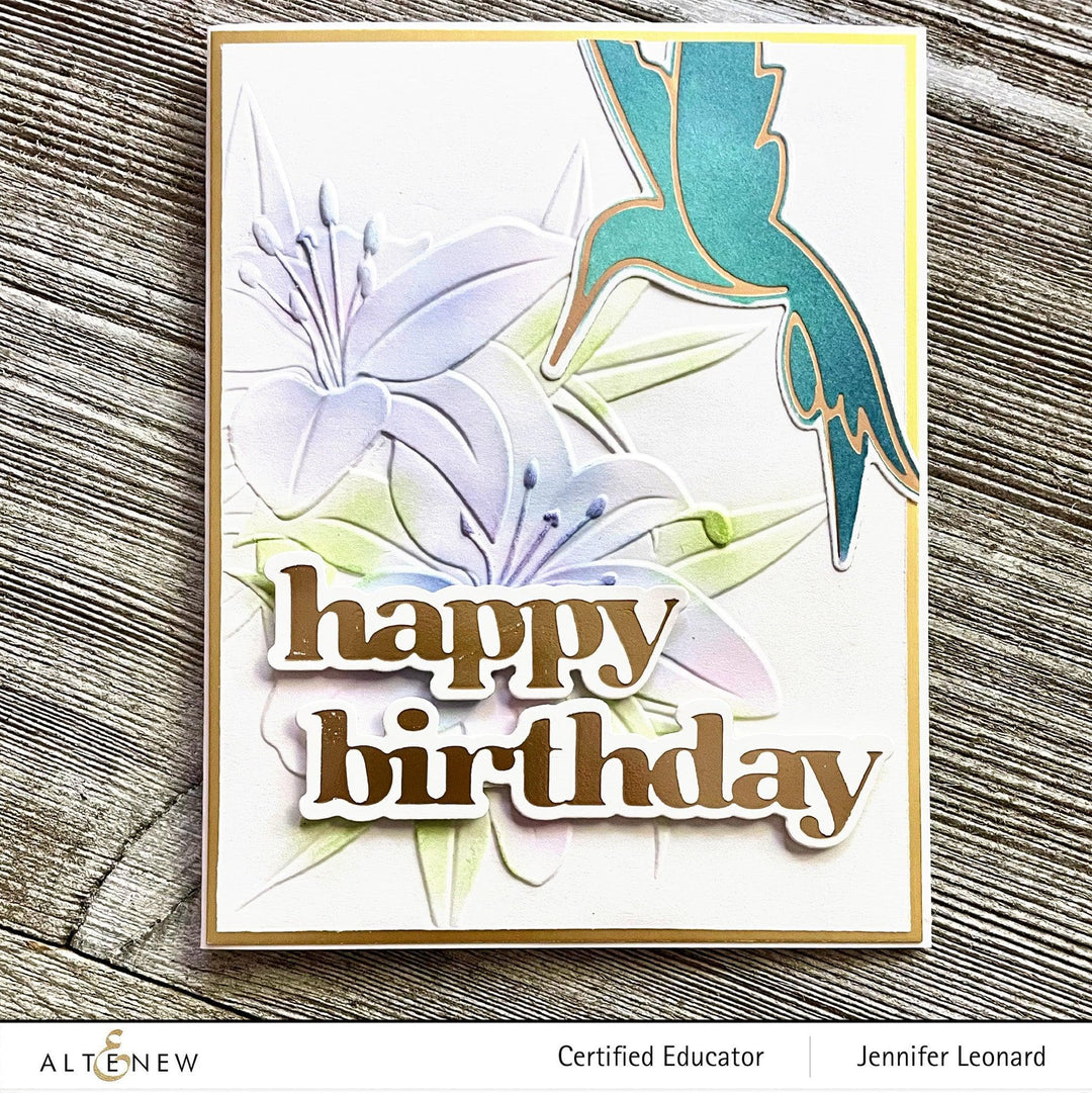 Altenew Stamp & Die Bundle Dreamy Daylilies