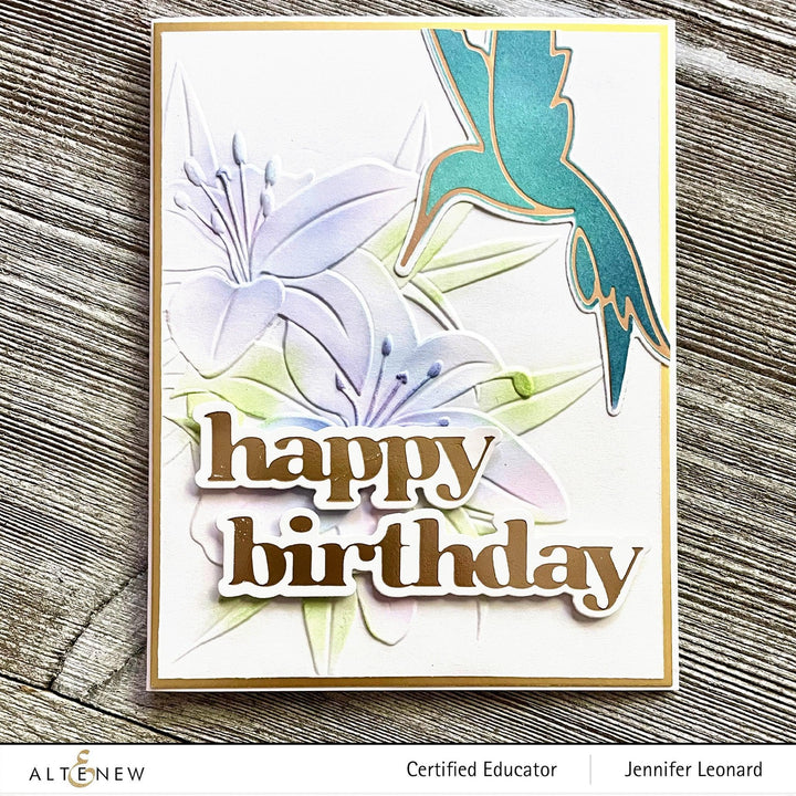 Altenew Stamp & Die Bundle Dreamy Daylilies