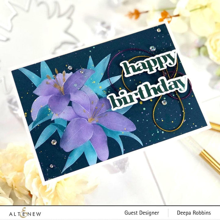 Altenew Stamp & Die Bundle Dreamy Daylilies