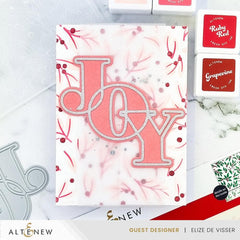 Altenew Stencil & Die & Embossing Folder Bundle Festive Greenery