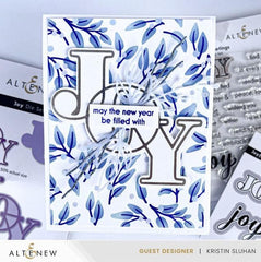 Altenew Stencil & Die & Embossing Folder Bundle Festive Greenery
