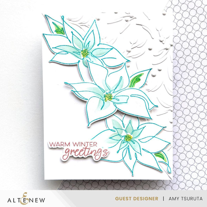 Altenew Stencil & Die & Embossing Folder Bundle Festive Greenery