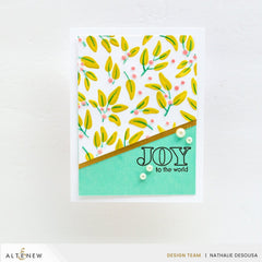 Altenew Stencil & Die & Embossing Folder Bundle Festive Greenery