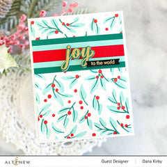 Altenew Stencil & Die & Embossing Folder Bundle Festive Greenery