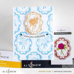 Floral Cameo