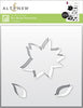Photocentric Stencil Dry Brush Poinsettia Mask Stencil
