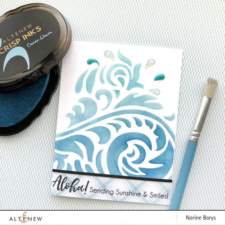 Photocentric Stencil Elegant Swirls Stencil
