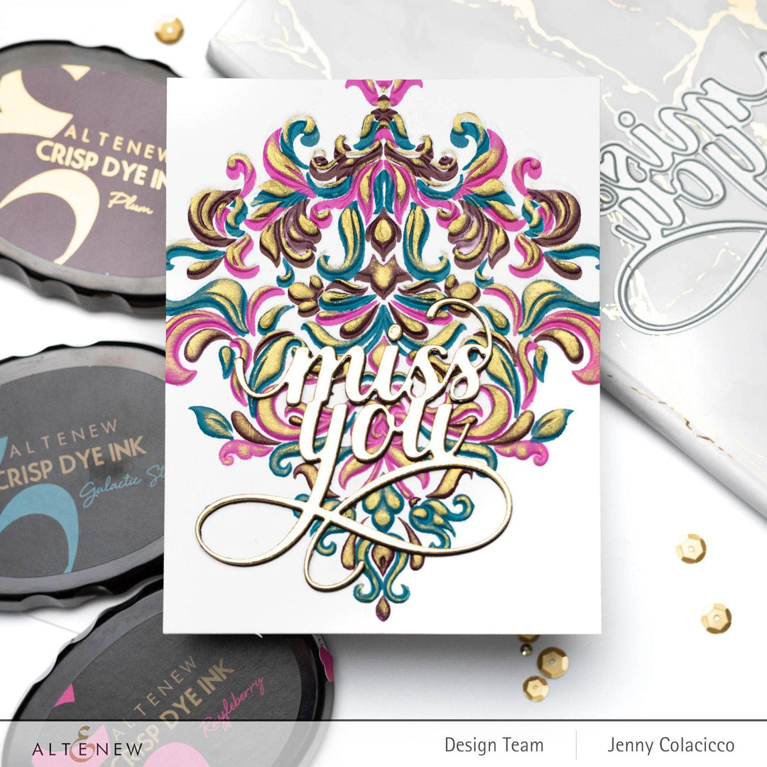 Altenew Stencil & Embossing Folder Bundle Beautiful Baroque Complete Bundle