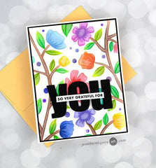 Altenew Stencil & Embossing Folder Bundle Flower Vines Embossing Folder & Stencil Bundle