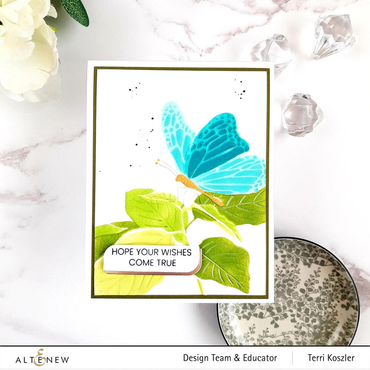Altenew Stencil & Embossing Folder Bundle Gentle Butterfly Complete Bundle