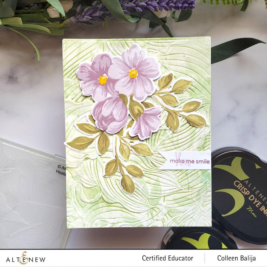Altenew Stencil & Embossing Folder Bundle Hosta Embossing Folder & Stencil Bundle