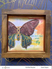 Altenew Stencil & Embossing Folder Bundle Mariposa Embossing Folder & Stencil Bundle