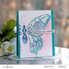 Altenew Stencil & Embossing Folder Bundle Mariposa Embossing Folder & Stencil Bundle