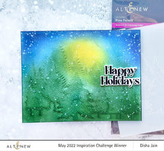 Altenew Stencil & Embossing Folder Bundle Pine Forest Complete Bundle