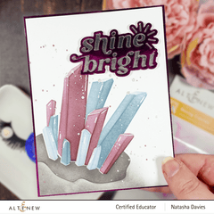 Altenew Hot Foil Plate & Stencil Bundle Shining Crystals