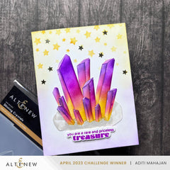 Altenew Hot Foil Plate & Stencil Bundle Shining Crystals