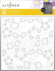 Altenew Stencil & Embossing Folder Bundle Sixties Sunshine Complete Bundle